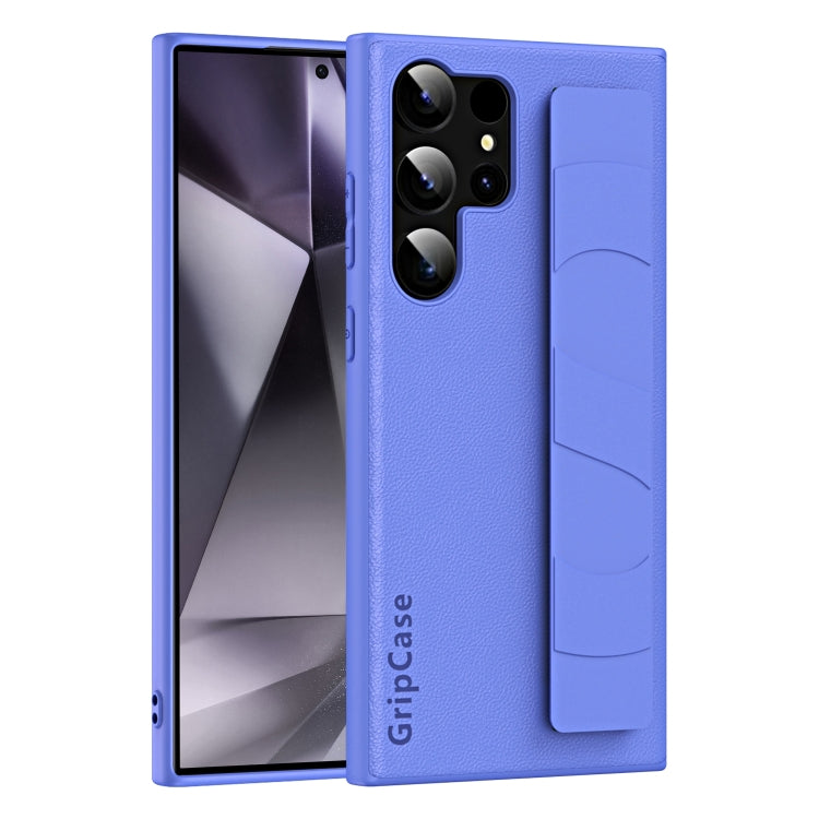 Skin Elastic Wrist Grip Back Cover Phone Case, For Samsung Galaxy S25 5G, For Samsung Galaxy S25+ 5G, For Samsung Galaxy S25 Ultra 5G, For Samsung Galaxy S24 Ultra 5G