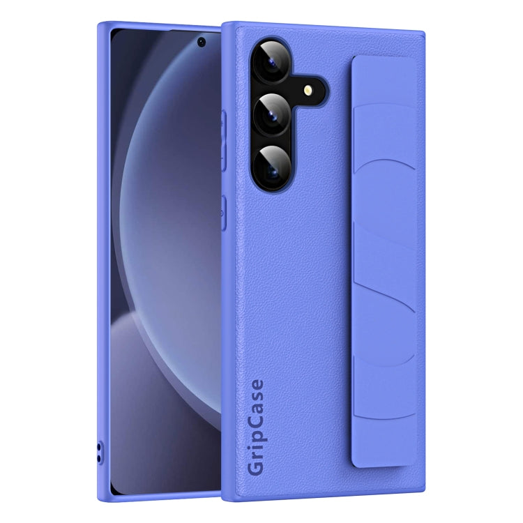 Skin Elastic Wrist Grip Back Cover Phone Case, For Samsung Galaxy S25 5G, For Samsung Galaxy S25+ 5G, For Samsung Galaxy S25 Ultra 5G, For Samsung Galaxy S24 Ultra 5G