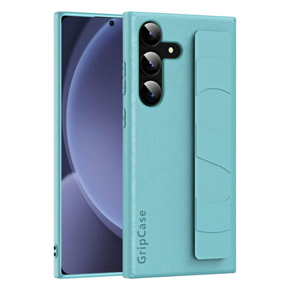 Skin Elastic Wrist Grip Back Cover Phone Case, For Samsung Galaxy S25 5G, For Samsung Galaxy S25+ 5G, For Samsung Galaxy S25 Ultra 5G, For Samsung Galaxy S24 Ultra 5G