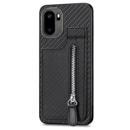 Carbon Fiber Vertical Flip Zipper Phone Case, For OnePlus Ace 6 / 6T / 15R, For OnePlus 15, For Oneplus Nord CE 3 Lite, For OnePlus Nord CE 2 Lite
