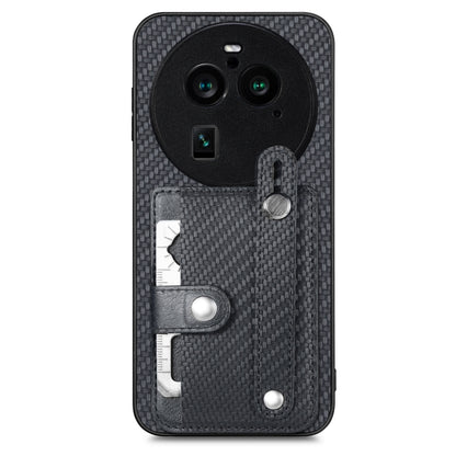 Wristband Kickstand Card Wallet Back Cover Phone Case with Tool Knife, For OPPO Find X6 Pro, For OPPO Find X6