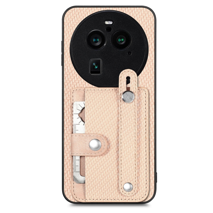 Wristband Kickstand Card Wallet Back Cover Phone Case with Tool Knife, For OPPO Find X6 Pro, For OPPO Find X6