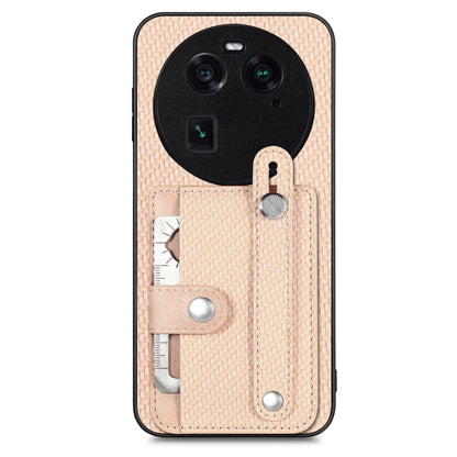 Wristband Kickstand Card Wallet Back Cover Phone Case with Tool Knife, For OPPO Find X6 Pro, For OPPO Find X6