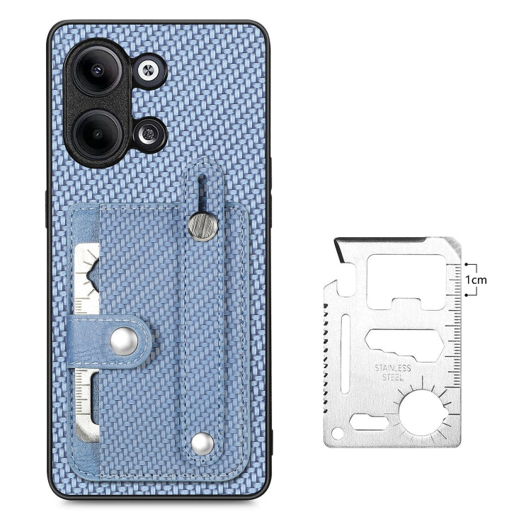 Wristband Kickstand Card Wallet Back Cover Phone Case with Tool Knife, For OPPO Reno9, For OPPO Reno9 Pro+, For OPPO A17, For OPPO A57 4G