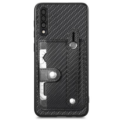 Wristband Kickstand Wallet Back Phone Case with Tool Knife, For Samsung Galaxy S21 5G, For Samsung Galaxy S21+ 5G, For Samsung Galaxy S21 Ultra 5G, For Samsung Galaxy A50