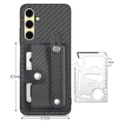 Wristband Kickstand Wallet Back Phone Case with Tool Knife, For Samsung Galaxy A36, For Samsung Galaxy S25 5G, For Samsung Galaxy S25+ 5G, For Samsung Galaxy S25 Ultra 5G