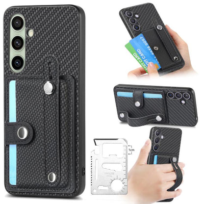 Wristband Kickstand Wallet Back Phone Case with Tool Knife, For Samsung Galaxy A36, For Samsung Galaxy S25 5G, For Samsung Galaxy S25+ 5G, For Samsung Galaxy S25 Ultra 5G