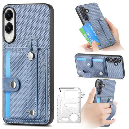Wristband Kickstand Wallet Back Phone Case with Tool Knife, For Samsung Galaxy A57 5G, For Samsung Galaxy A37 5G, For Samsung Galaxy S25 Edge 5G, For Samsung Galaxy A56 5G