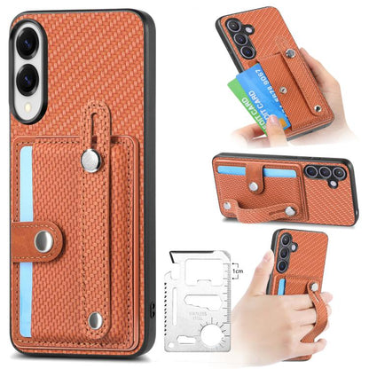 Wristband Kickstand Wallet Back Phone Case with Tool Knife, For Samsung Galaxy A57 5G, For Samsung Galaxy A37 5G, For Samsung Galaxy S25 Edge 5G, For Samsung Galaxy A56 5G