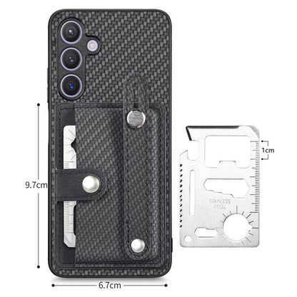Wristband Kickstand Wallet Back Phone Case with Tool Knife, For Samsung Galaxy A57 5G, For Samsung Galaxy A37 5G, For Samsung Galaxy S25 Edge 5G, For Samsung Galaxy A56 5G