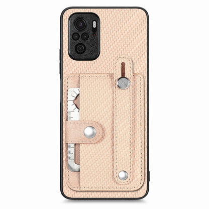 Wristband Kickstand Card Wallet Back Phone Case with Tool Knife, For Xiaomi 11 Lite, For Redmi Note 10 Pro, For Redmi Note 10, For Redmi Note 9S