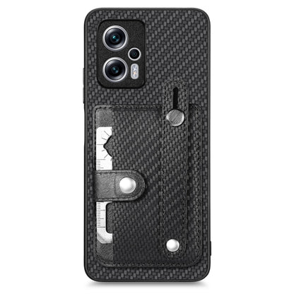 Wristband Kickstand Card Wallet Back Phone Case with Tool Knife, For Xiaomi POCO M5 4G, For Redmi Note 11 Pro 5G, For Redmi Note 11T Pro 5G, For Xiaomi 11T