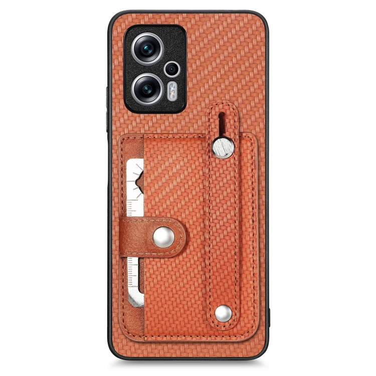 Wristband Kickstand Card Wallet Back Phone Case with Tool Knife, For Xiaomi POCO M5 4G, For Redmi Note 11 Pro 5G, For Redmi Note 11T Pro 5G, For Xiaomi 11T