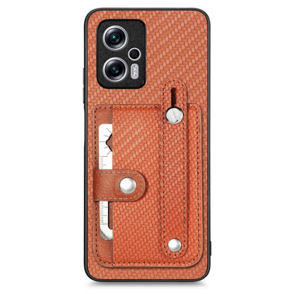 Wristband Kickstand Card Wallet Back Phone Case with Tool Knife, For Xiaomi POCO M5 4G, For Redmi Note 11 Pro 5G, For Redmi Note 11T Pro 5G, For Xiaomi 11T