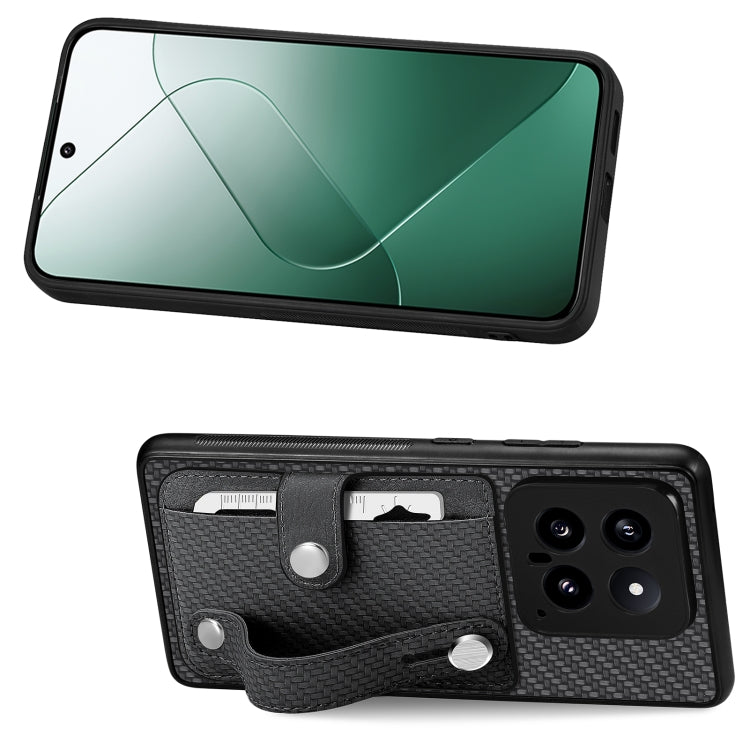 Wristband Kickstand Card Wallet Back Phone Case with Tool Knife, For Xiaomi 14, For Redmi 12C, For Xiaomi 13 Pro, For Xiaomi 13