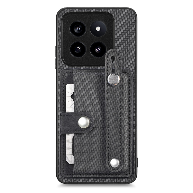 Wristband Kickstand Card Wallet Back Phone Case with Tool Knife, For Redmi Note 14 5G, For Redmi Note 14 Pro+ 5G, For Redmi Note 14 Pro 5G, For Xiaomi 14 Pro
