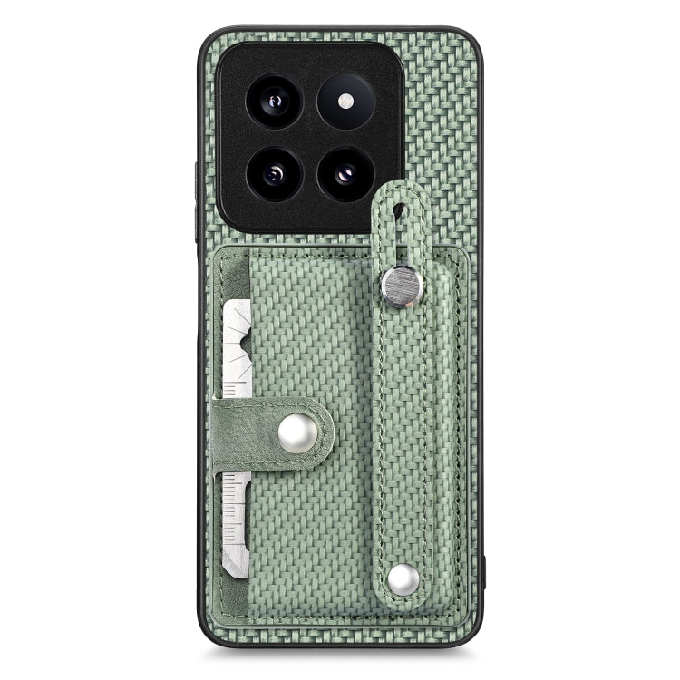 Wristband Kickstand Card Wallet Back Phone Case with Tool Knife, For Redmi Note 14 5G, For Redmi Note 14 Pro+ 5G, For Redmi Note 14 Pro 5G, For Xiaomi 14 Pro