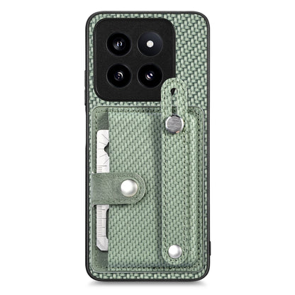 Wristband Kickstand Card Wallet Back Phone Case with Tool Knife, For Redmi Note 14 5G, For Redmi Note 14 Pro+ 5G, For Redmi Note 14 Pro 5G, For Xiaomi 14 Pro
