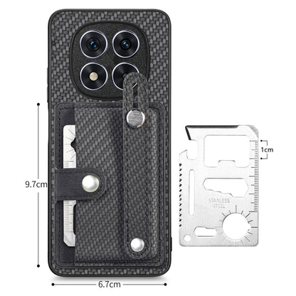 Wristband Kickstand Card Wallet Back Phone Case with Tool Knife, For Redmi Note 14 5G, For Redmi Note 14 Pro+ 5G, For Redmi Note 14 Pro 5G, For Xiaomi 14 Pro
