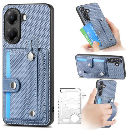 Wristband Kickstand Card Wallet Back Phone Case with Tool Knife, For Redmi Turbo 4, For Xiaomi Poco X7 Pro, For Xiaomi 15 Pro, For Xiaomi 15
