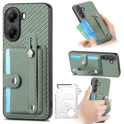 Wristband Kickstand Card Wallet Back Phone Case with Tool Knife, For Redmi Turbo 4, For Xiaomi Poco X7 Pro, For Xiaomi 15 Pro, For Xiaomi 15