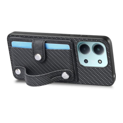 Wristband Kickstand Card Wallet Back Phone Case with Tool Knife, For Redmi 15C 5G / 4G Global 171mm, For Xiaomi 15T, For Redmi K80 Pro / Poco F7 Ultra, For Redmi K80 / Poco F7 Pro