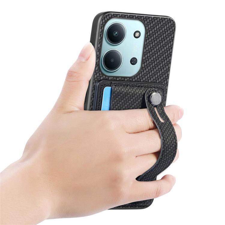Wristband Kickstand Card Wallet Back Phone Case with Tool Knife, For Redmi 15C 5G / 4G Global 171mm, For Xiaomi 15T, For Redmi K80 Pro / Poco F7 Ultra, For Redmi K80 / Poco F7 Pro