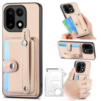 Wristband Kickstand Wallet Back Phone Case with Tool Knife, For OnePlus Ace 6 / 6T / 15R, For OnePlus 15, For OnePlus Nord CE2 Lite 5G