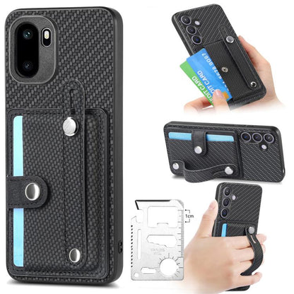 Wristband Kickstand Wallet Back Phone Case with Tool Knife, For OnePlus Ace 6 / 6T / 15R, For OnePlus 15, For OnePlus Nord CE2 Lite 5G