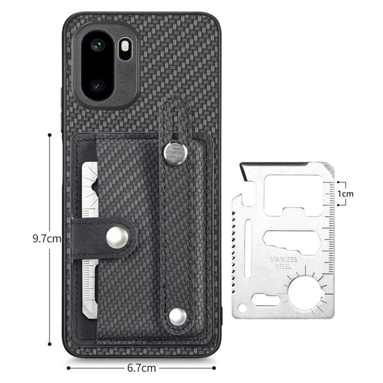 Wristband Kickstand Wallet Back Phone Case with Tool Knife, For OnePlus Ace 6 / 6T / 15R, For OnePlus 15, For OnePlus Nord CE2 Lite 5G