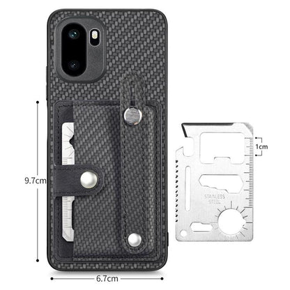 Wristband Kickstand Wallet Back Phone Case with Tool Knife, For OnePlus Ace 6 / 6T / 15R, For OnePlus 15, For OnePlus Nord CE2 Lite 5G