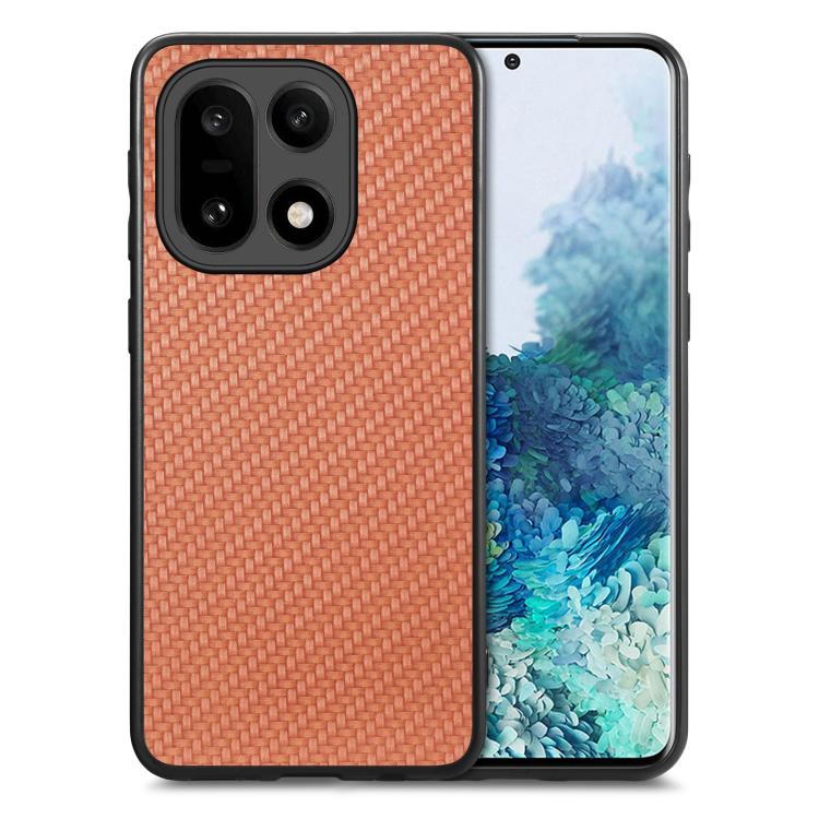 Carbon Fiber Texture Leather Back Cover Phone Case, For OnePlus Ace 6 / 6T / 15R, For OnePlus 15, For OnePlus Nord CE 2 Lite 5G