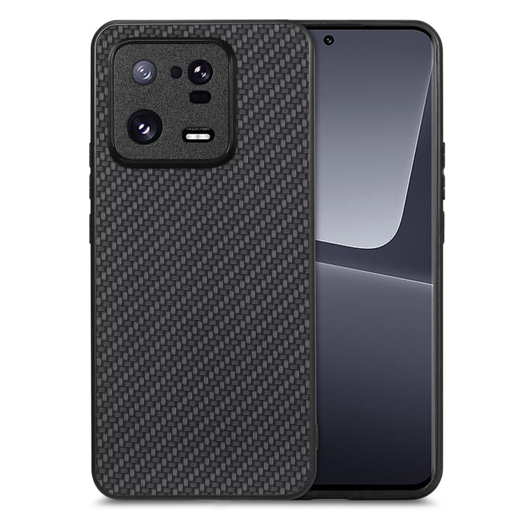 Carbon Fiber Texture Leather Back Cover Phone Case, For  Redmi Note 14 Pro+ 5G, For Redmi Note 14 Pro 5G, For Xiaomi 13 Pro, For Redmi Note 11T Pro 5G
