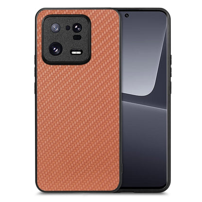 Carbon Fiber Texture Leather Back Cover Phone Case, For  Redmi Note 14 Pro+ 5G, For Redmi Note 14 Pro 5G, For Xiaomi 13 Pro, For Redmi Note 11T Pro 5G