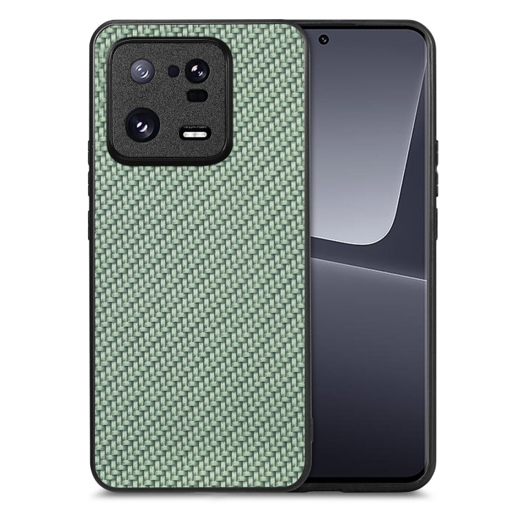 Carbon Fiber Texture Leather Back Cover Phone Case, For  Redmi Note 14 Pro+ 5G, For Redmi Note 14 Pro 5G, For Xiaomi 13 Pro, For Redmi Note 11T Pro 5G