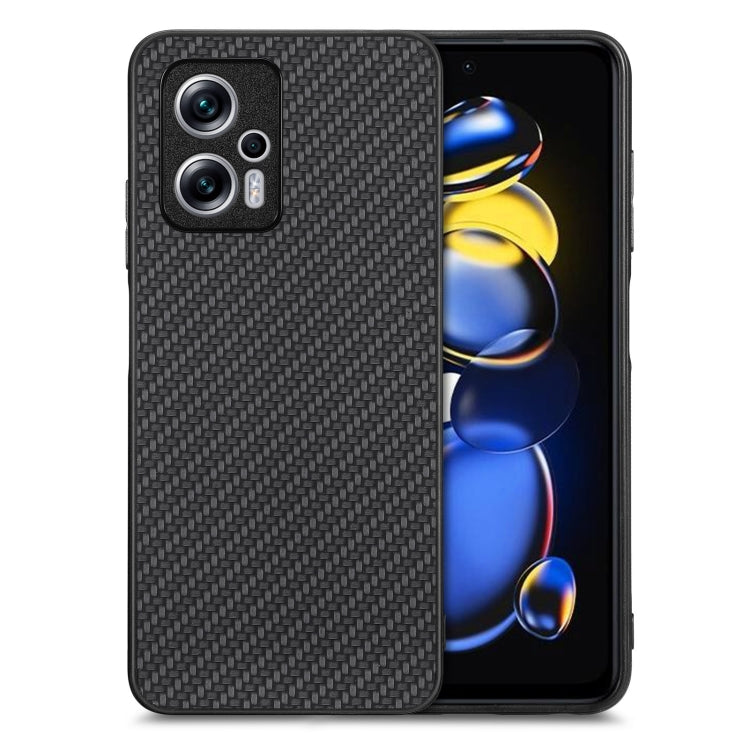 Carbon Fiber Texture Leather Back Cover Phone Case, For  Redmi Note 14 Pro+ 5G, For Redmi Note 14 Pro 5G, For Xiaomi 13 Pro, For Redmi Note 11T Pro 5G