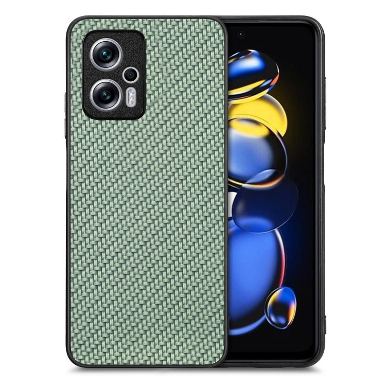 Carbon Fiber Texture Leather Back Cover Phone Case, For  Redmi Note 14 Pro+ 5G, For Redmi Note 14 Pro 5G, For Xiaomi 13 Pro, For Redmi Note 11T Pro 5G