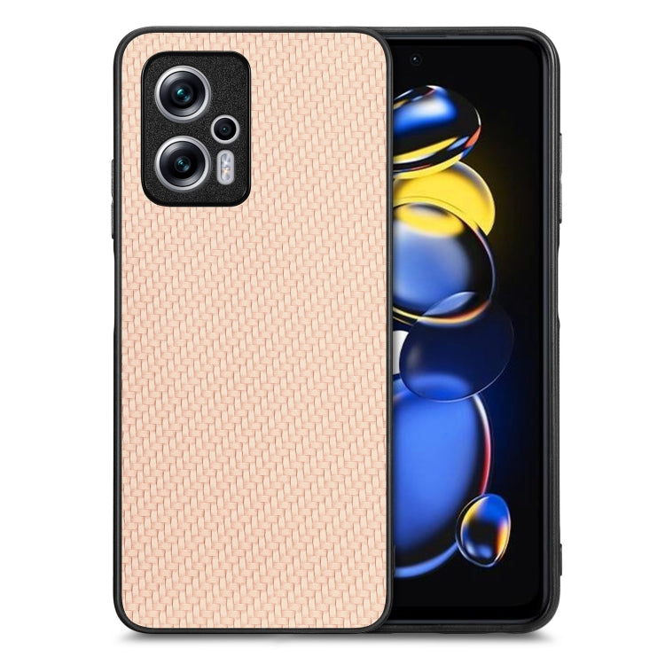 Carbon Fiber Texture Leather Back Cover Phone Case, For  Redmi Note 14 Pro+ 5G, For Redmi Note 14 Pro 5G, For Xiaomi 13 Pro, For Redmi Note 11T Pro 5G