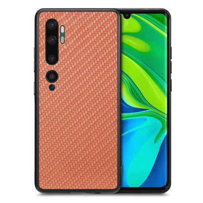 Carbon Fiber Texture Leather Back Cover Phone Case, For Redmi Note 10, For Xiaomi CC9 Pro, For Redmi K80 Pro / Poco F7 Ultra, For Redmi K80 / Poco F7 Pro