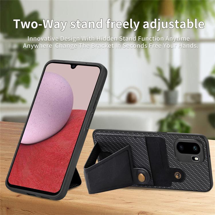 Carbon Fiber Wallet Flip Card K-shaped Holder Phone Case, For OnePlus Ace 6 / 6T / 15R, For OnePlus 15, For OnePlus Nord CE 3 Lite, For OnePlus Nord CE 2 Lite 5G