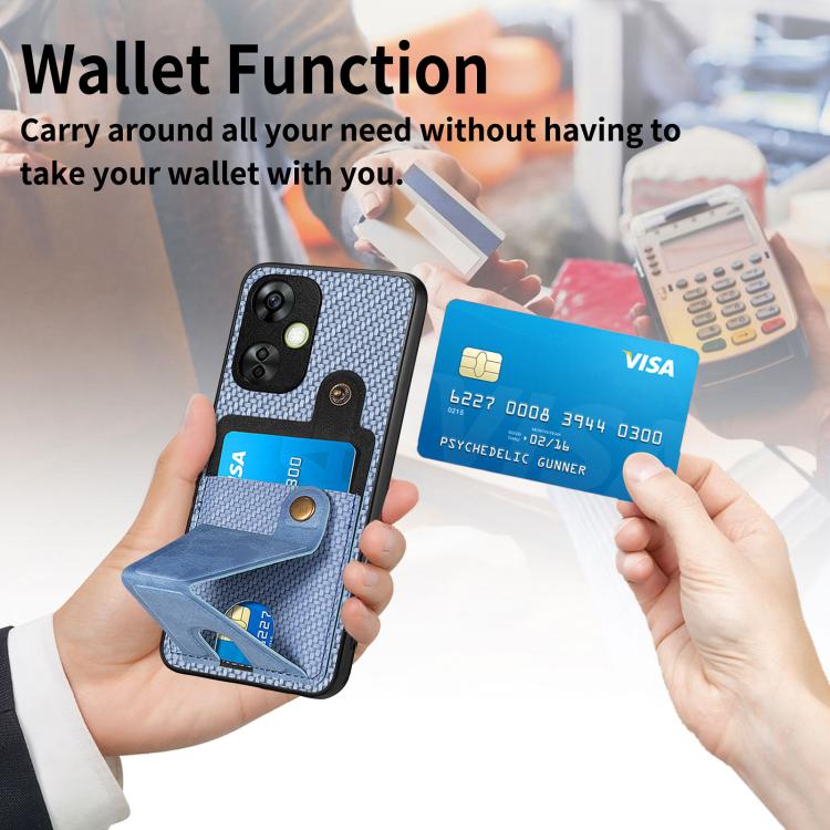 Carbon Fiber Wallet Flip Card K-shaped Holder Phone Case, For OnePlus Ace 6 / 6T / 15R, For OnePlus 15, For OnePlus Nord CE 3 Lite, For OnePlus Nord CE 2 Lite 5G