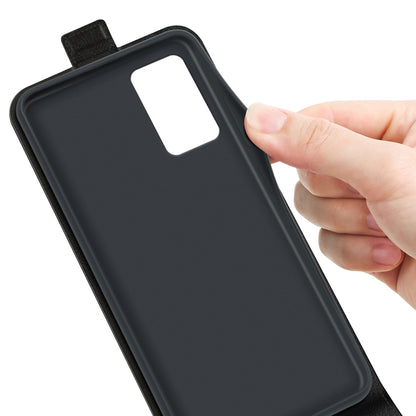 R64 Texture Single Vertical Flip Leather Phone Case, For Redmi Note 12S