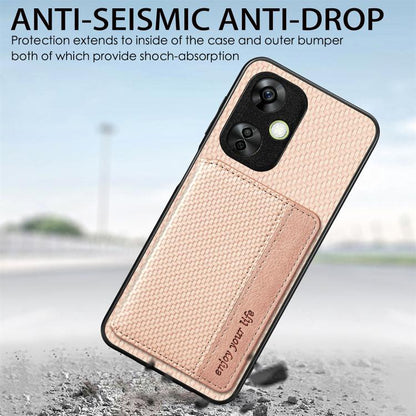 Carbon Fiber Magnetic Card Bag Phone Case, For OnePlus Ace 6 / 6T / 15R, For OnePlus 15, For OnePlus 13, For OnePlus Nord CE 3 Lite, For OnePlus Nord CE2 Lite 5G
