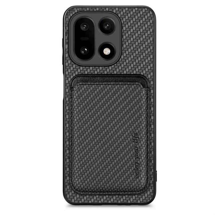 Carbon Fiber Leather Card Magsafe Phone Case, For OnePlus Ace 6 / 6T / 15R, For OnePlus 15, For OnePlus Nord CE 2 Lite 5G