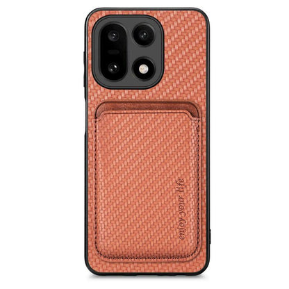 Carbon Fiber Leather Card Magsafe Phone Case, For OnePlus Ace 6 / 6T / 15R, For OnePlus 15, For OnePlus Nord CE 2 Lite 5G