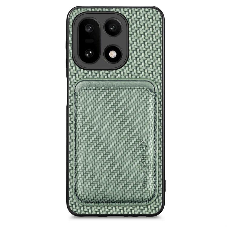 Carbon Fiber Leather Card Magsafe Phone Case, For OnePlus Ace 6 / 6T / 15R, For OnePlus 15, For OnePlus Nord CE 2 Lite 5G