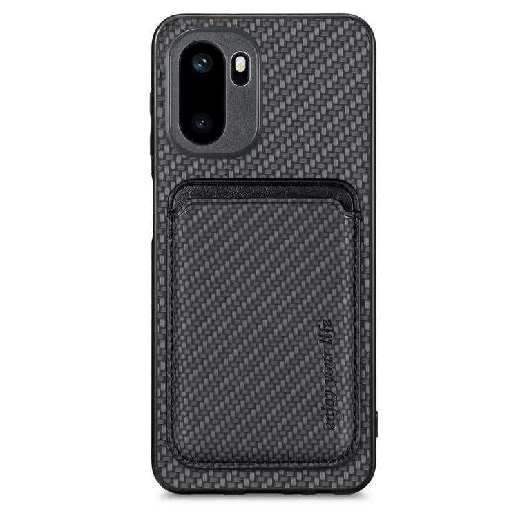 Carbon Fiber Leather Card Magsafe Phone Case, For OnePlus Ace 6 / 6T / 15R, For OnePlus 15, For OnePlus Nord CE 2 Lite 5G