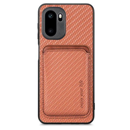 Carbon Fiber Leather Card Magsafe Phone Case, For OnePlus Ace 6 / 6T / 15R, For OnePlus 15, For OnePlus Nord CE 2 Lite 5G