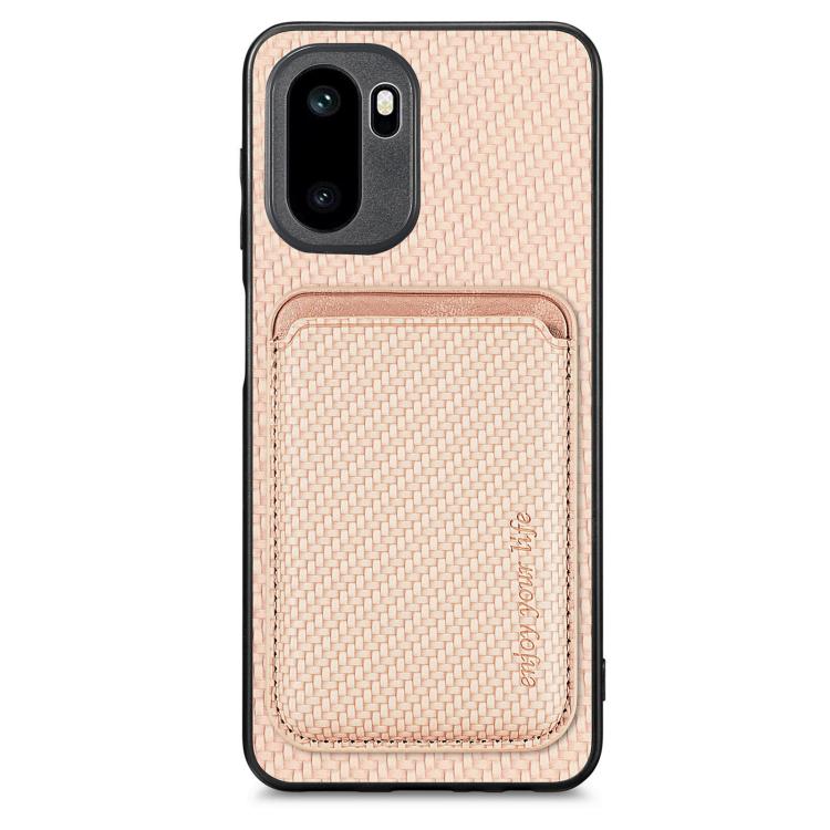 Carbon Fiber Leather Card Magsafe Phone Case, For OnePlus Ace 6 / 6T / 15R, For OnePlus 15, For OnePlus Nord CE 2 Lite 5G