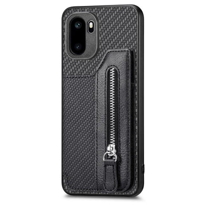 Carbon Fiber Horizontal Flip Zipper Wallet Phone Case, For OnePlus Ace 6 / 6T / 15R, For OnePlus 15, For OnePlus Nord CE 3 Lite, For OnePlus Nord CE 2 Lite 5G